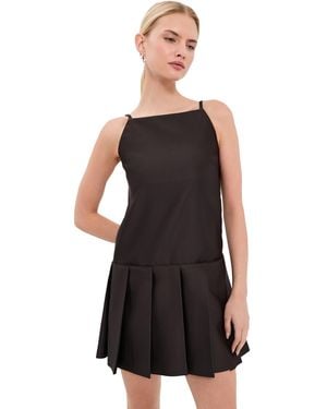 Acne Studios Silk Sleeveless Mini Dress - Black