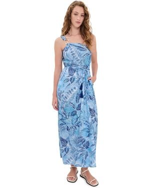 Poupette Long Fanny Dress - Blue