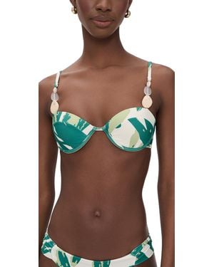 Palmacea Perla Bikini Top - Green