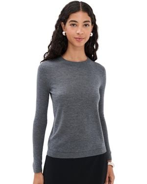 Co. Long Sleeve Cashmere Crew Sweater - Black
