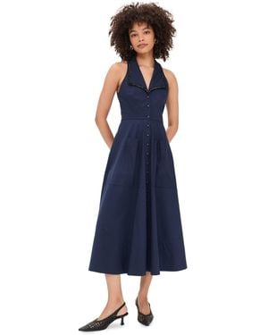 Saloni The Jessica Dress - Blue