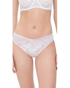 Natori Flora Bikini Panties - White
