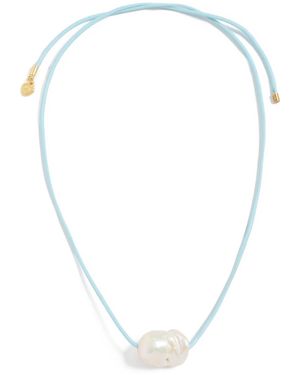 Hart Pearl Cord Necklace - White