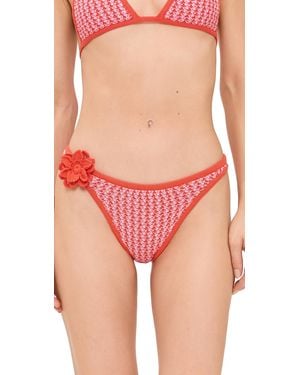 Devon Windsor Neo Crochet Bikini Bottoms - Pink