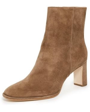 Reformation Gillian Ankle Boots - Natural