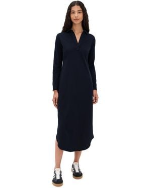 Frank & Eileen Long Sleeve Long Dress - Blue