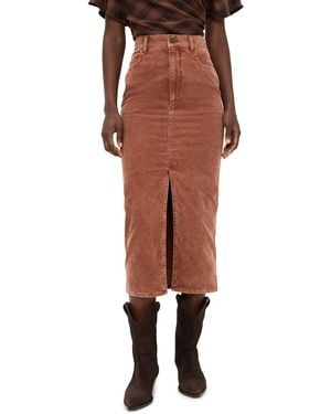 Isabel Marant Odalie Corduroy Skirt - Multicolor