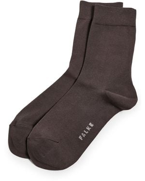 FALKE Cotton Touch Ankle Socks - Brown