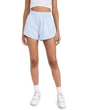 Recreational Habits The Ferry Cotton Shorts - Blue
