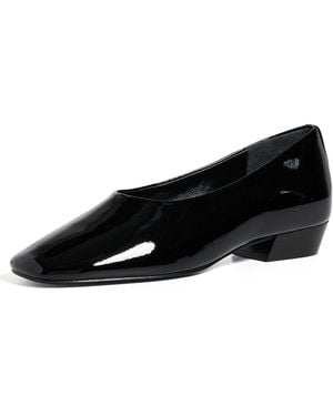 Rag & Bone Poppi Leather Ballet Heels - Black