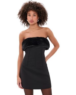 Runaway the Label Miki Strapless Corset Mini Dress - Black