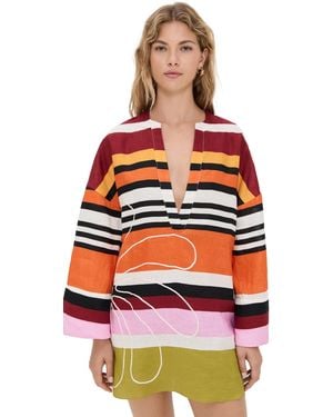 Cala De La Cruz Siena Dress - Red