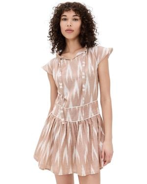 Guadalupe Dani Ikat Short Dress - Pink