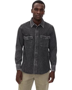 Rag & Bone Denim Cpo Shirt - Black
