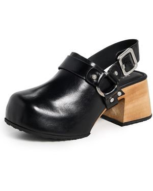 Rag & Bone Farrah Harness Clogs - Black