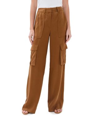 Veronica Beard Saul Cargo Pants - Brown