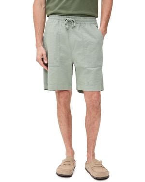 Service Works Seersucker Chef Shorts 8 - Green