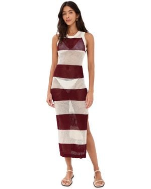 sage green beach dress Sunset Tie Slip Dress