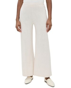Eberjey Fine Gauge Sweater Pants - White