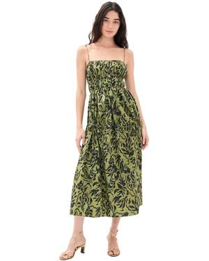Ulla Johnson Vidri Cami Cotton Dress - Green