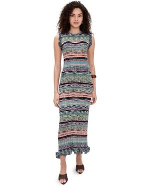 Ulla Johnson Ajak Sleeveless Knit Midi Dress - Multicolour