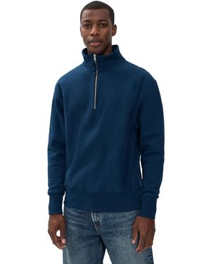 Power Goods Super Weight Quarter Zip - Blue