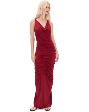 Paris Georgia Basics Elemental Claudia Dress Long - Red