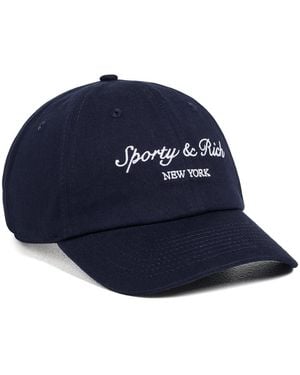 Sporty & Rich Syracuse New York Baseball Cap - Blue