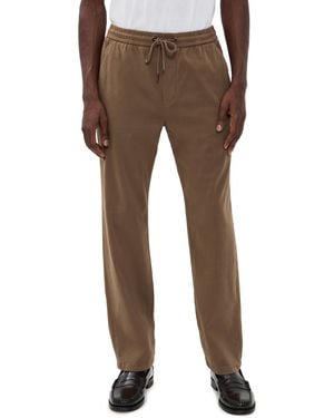 Marine Layer Saturday Twill Relaxed Fit Pants 32 - Brown