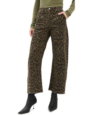 Le Jean Utility Soft Barrel Jeans - Black