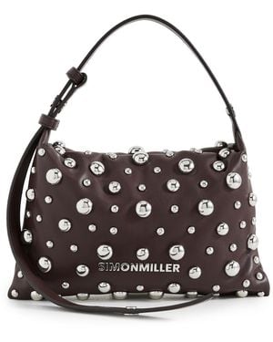 Simon Miller Studded Mini Puffin Bag - Black