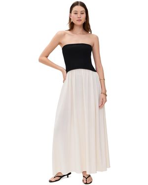 Solid & Striped The Strapless Soglio Dress - Black