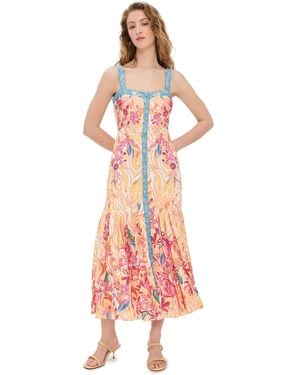 Saloni Karen Dress - Pink