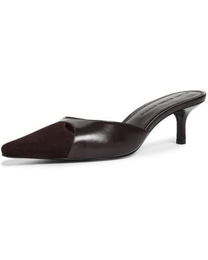 Black Suede Studio Rue 50 Heels - Black