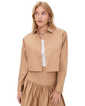 Solid & Striped The Cropped Avril Top - Natural