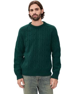 Howlin' Cable Guy Sweater - Green