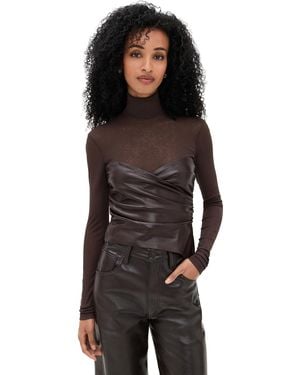 Nanushka Kynlee Top - Black