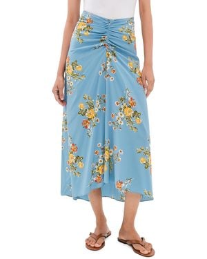Veronica Beard Limani Skirt - Blue