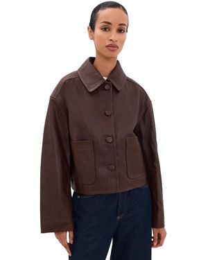 A.L.C. A. L.C. Brooks Leather Jacket - Brown