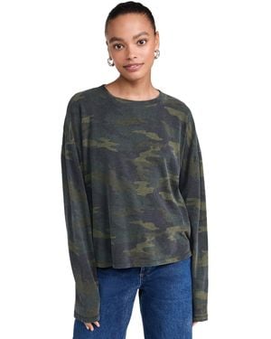 ASKK NY Printed Long Sleeve Top - Black