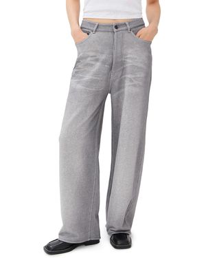 Acne Studios Edemi Melange Casual Pants - Grey