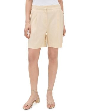 Rag & Bone Leona Linen Shorts - Natural