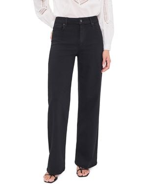 PAIGE Anessa Wide Leg Jeans - Black
