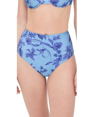 MINKPINK Jeanne High Bikini Bottoms - Blue
