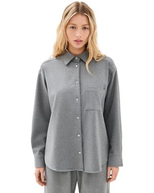DONNI. The Flannel Shirt Jacket - Black