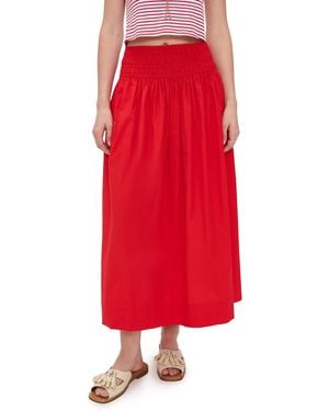 The Great The Viola Skirt - Red