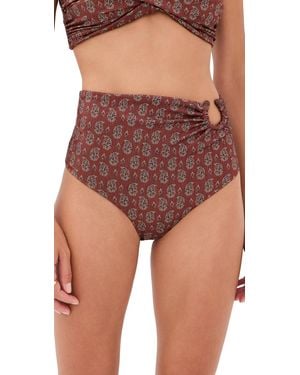 Johanna Ortiz Shimmering Taita Bikini Bottoms - Orange