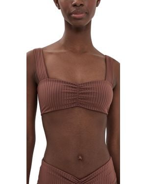 LSPACE Marlee Bikini Top - Brown
