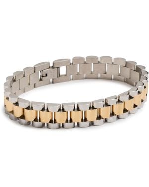 Luv Aj Two-Toned Timepiece Bracelet - Multicolour