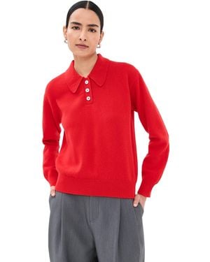 &Daughter Edith Polo Shirt - Red